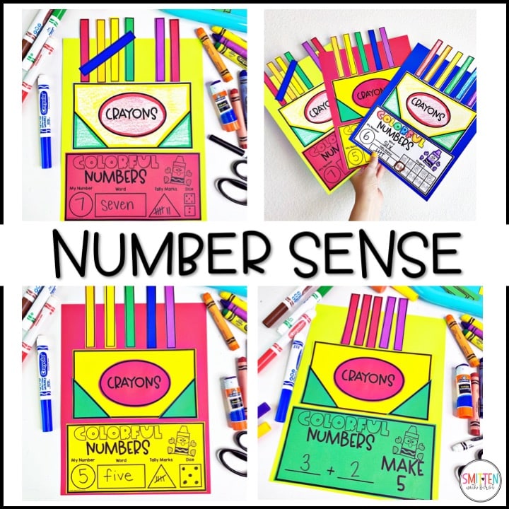 Back to School Math Craft Activities Number Sense Place Value