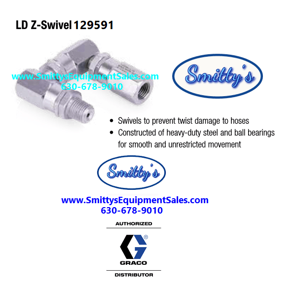 Graco 129591 High Pressure “Z” Swivel Smitty’s Automotive Shop