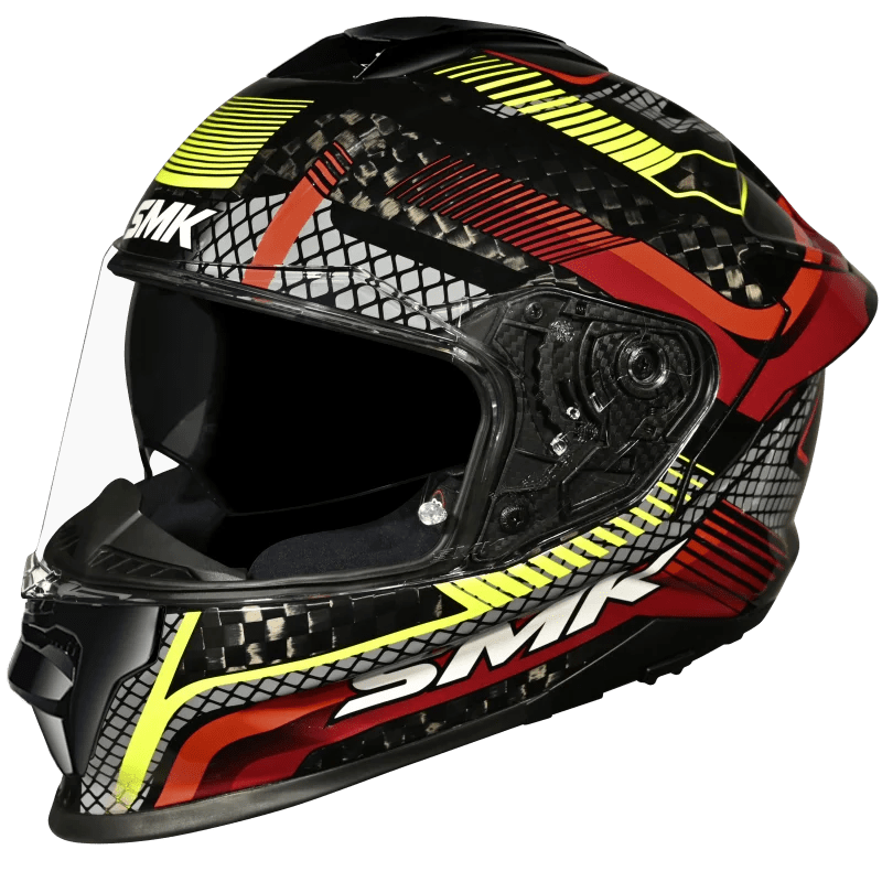 SMK TITAN CARBON RAZOR Full Face Helmet for Men & Women