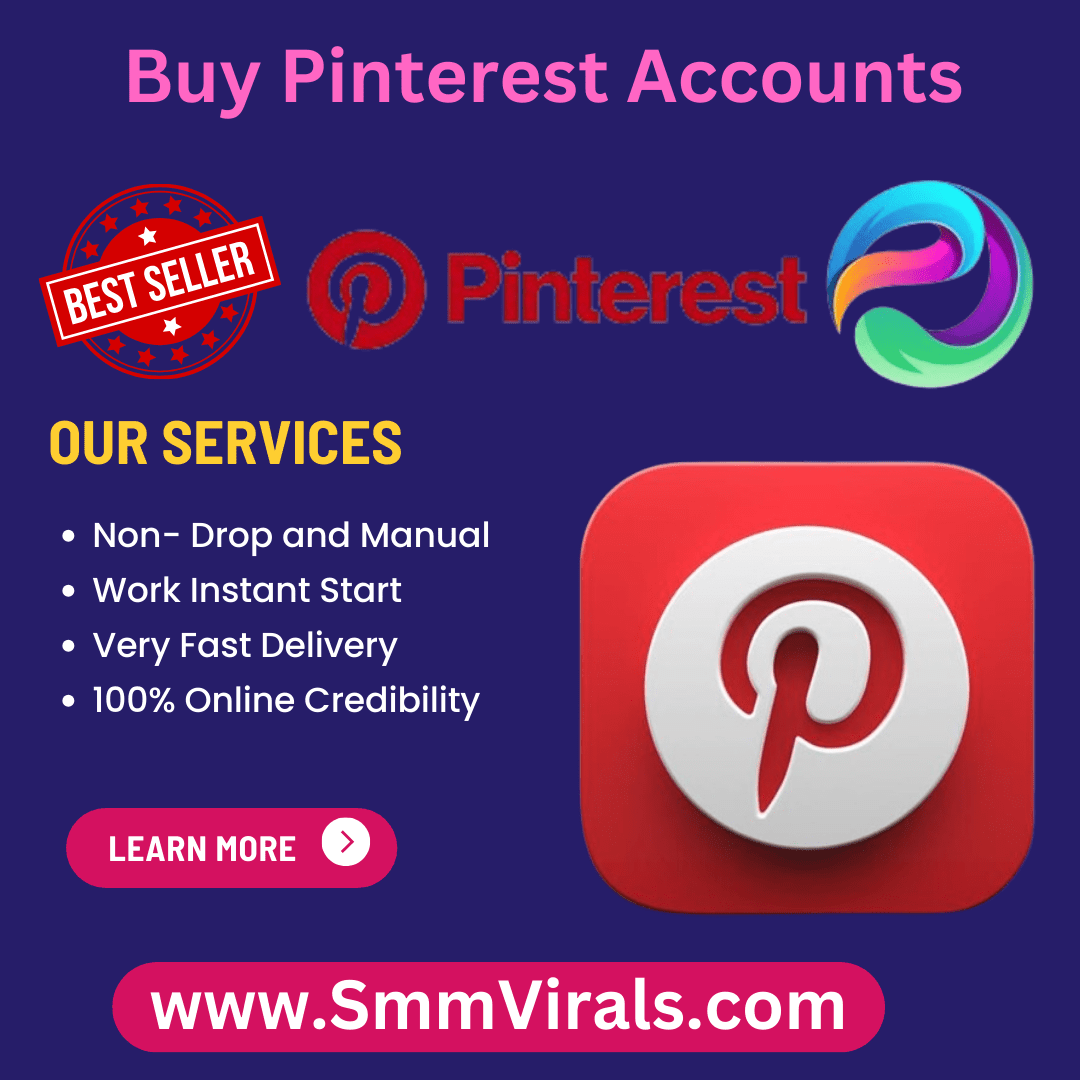 Buy Pinterest Accounts (Bulk, PVA &Aged)