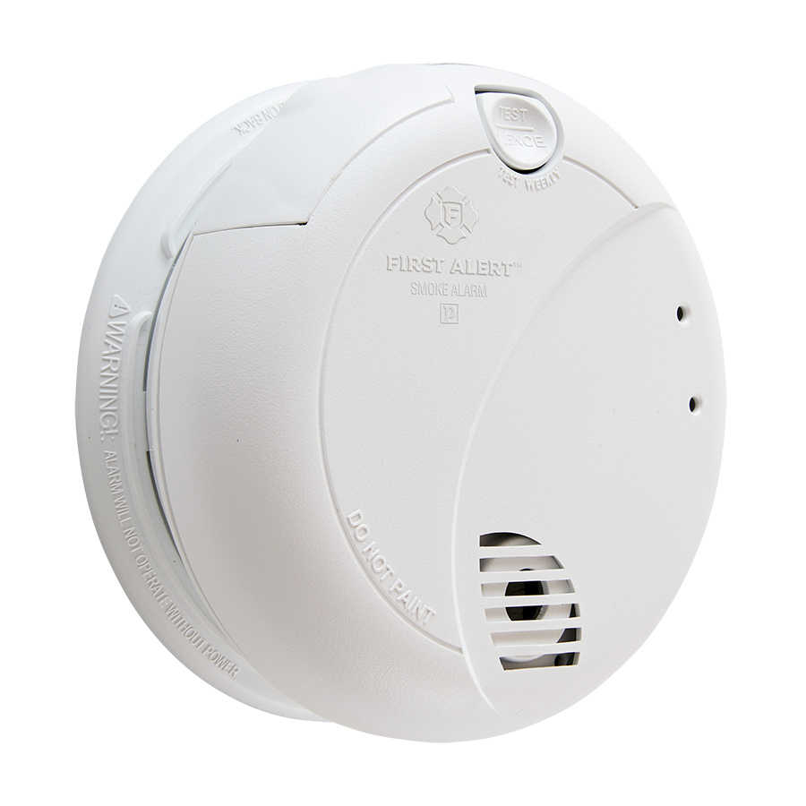First Alert 7010B Hardwired Photoelectric Smoke Alarm with Battery