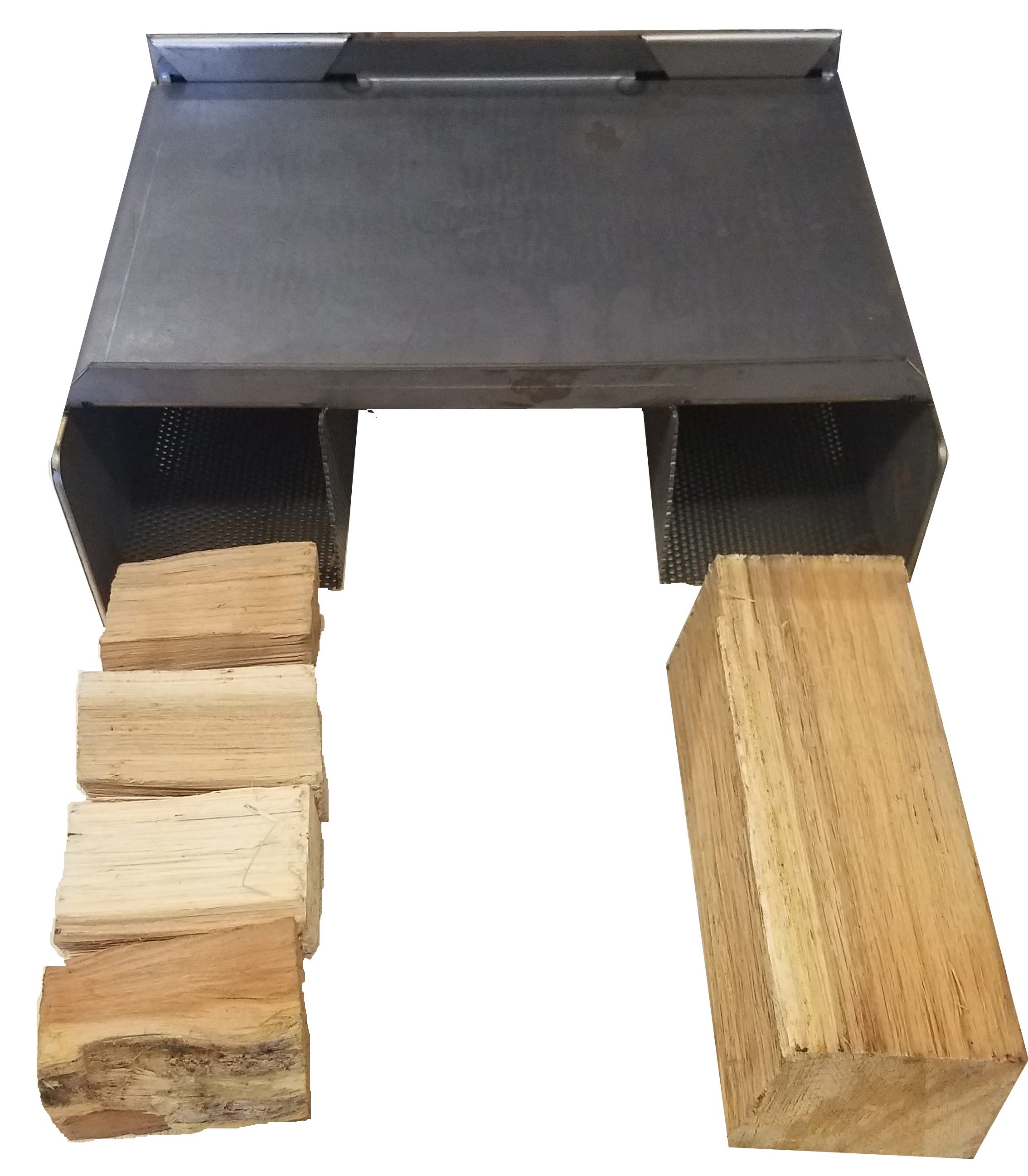 The "Heavy D" Stick Burning Heat Diffuser Pellet Grill smokers