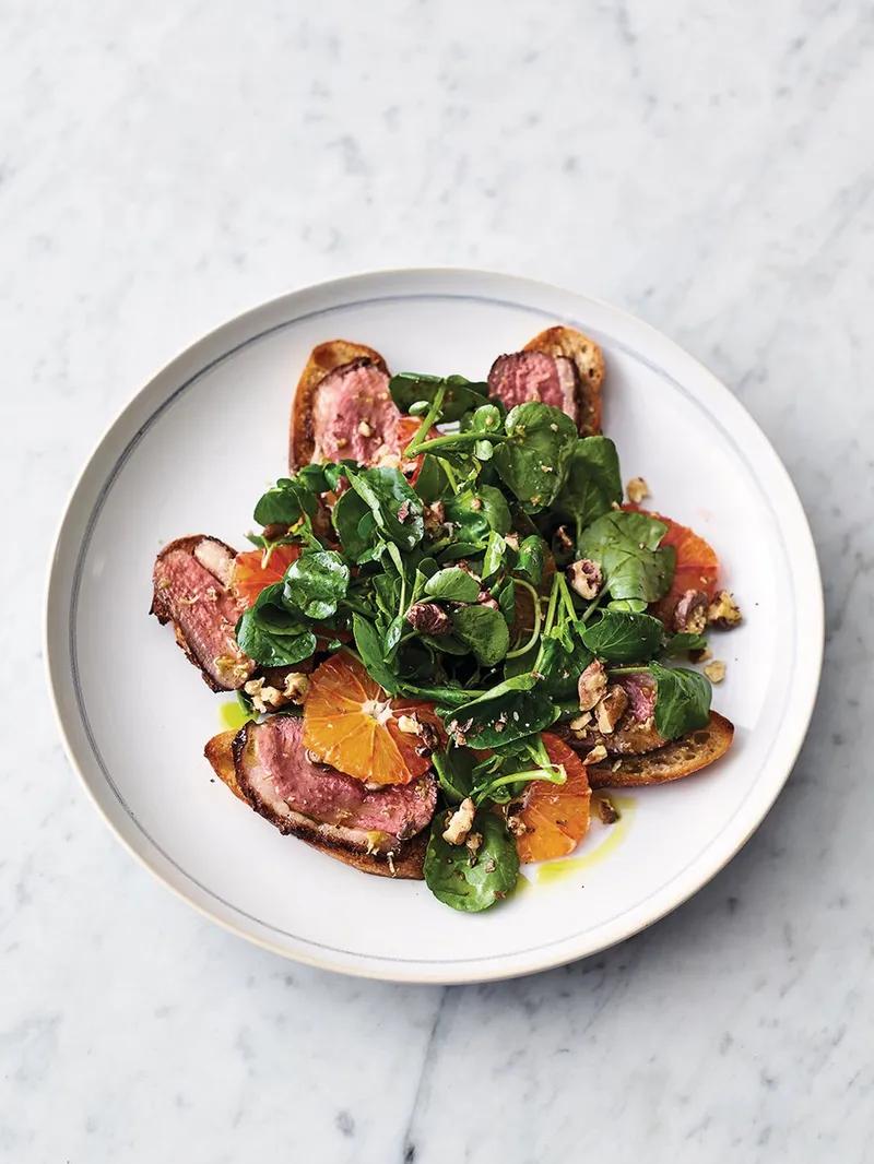 Delicious Smoked Duck Breast Salad Recipe By Jamie Oliver Smokedbyewe