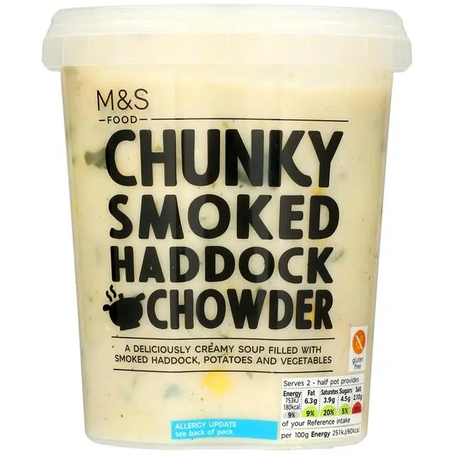 Delicious Marks And Spencer Smoked Haddock Chowder A Seafood Delight