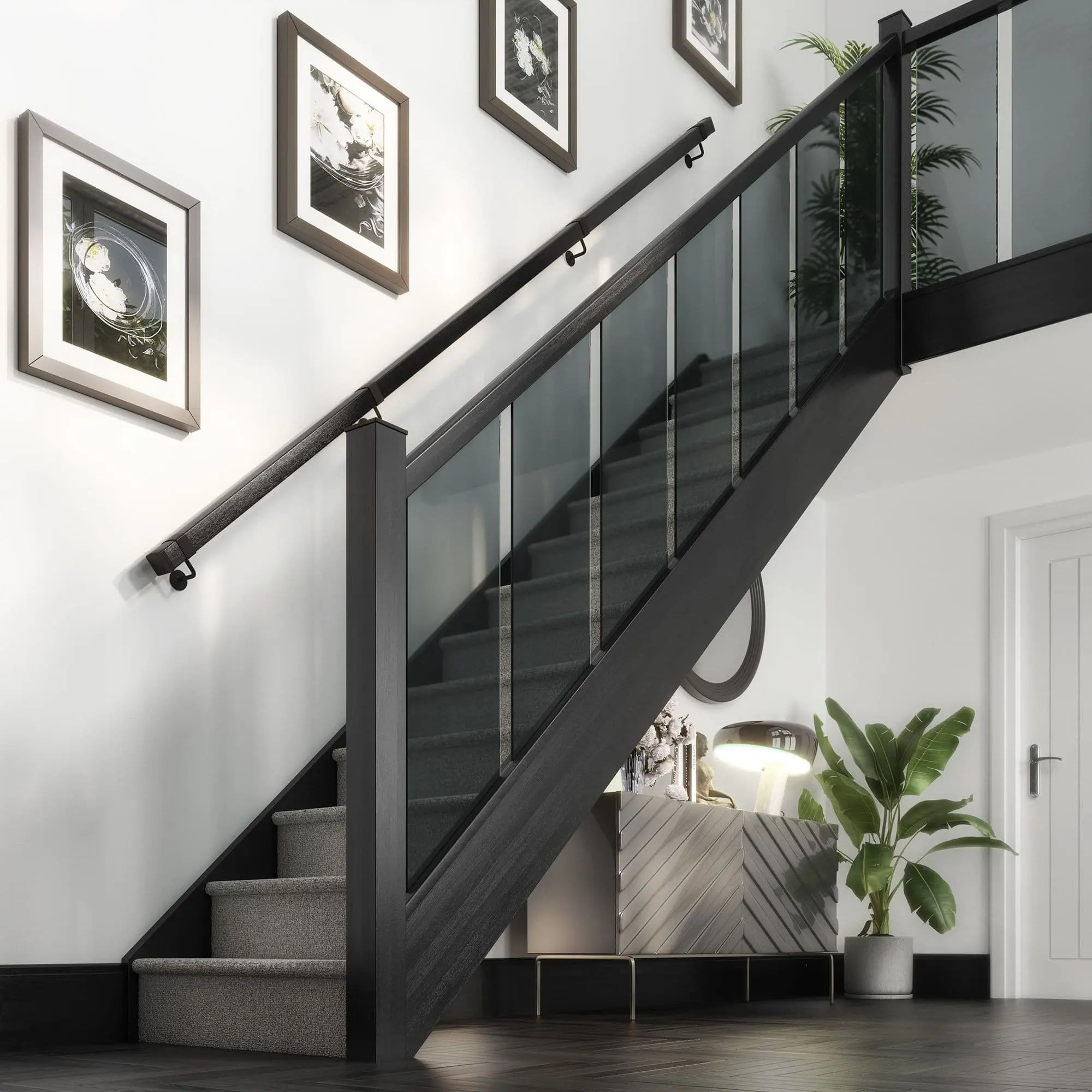 Smoked Glass Staircase Elevate Your Home With Style And Elegance