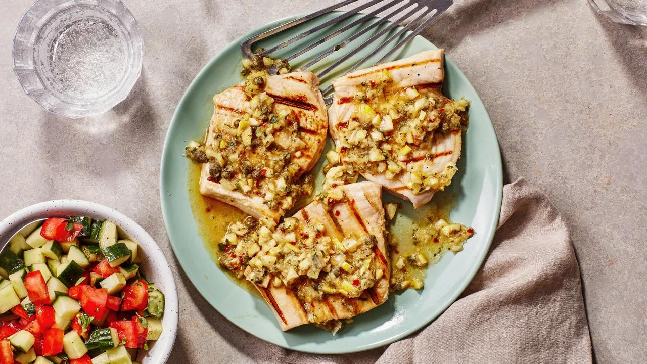 Grilled Smoked Swordfish On Traeger A Delightful Seafood Masterpiece