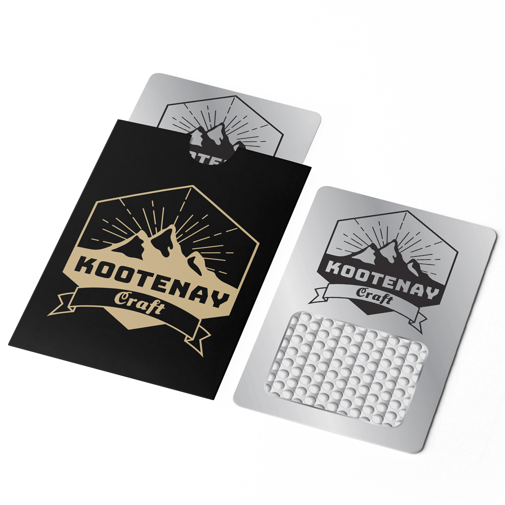 Herb Grinder Card Promo for Cannabis Brands or Dispensaries