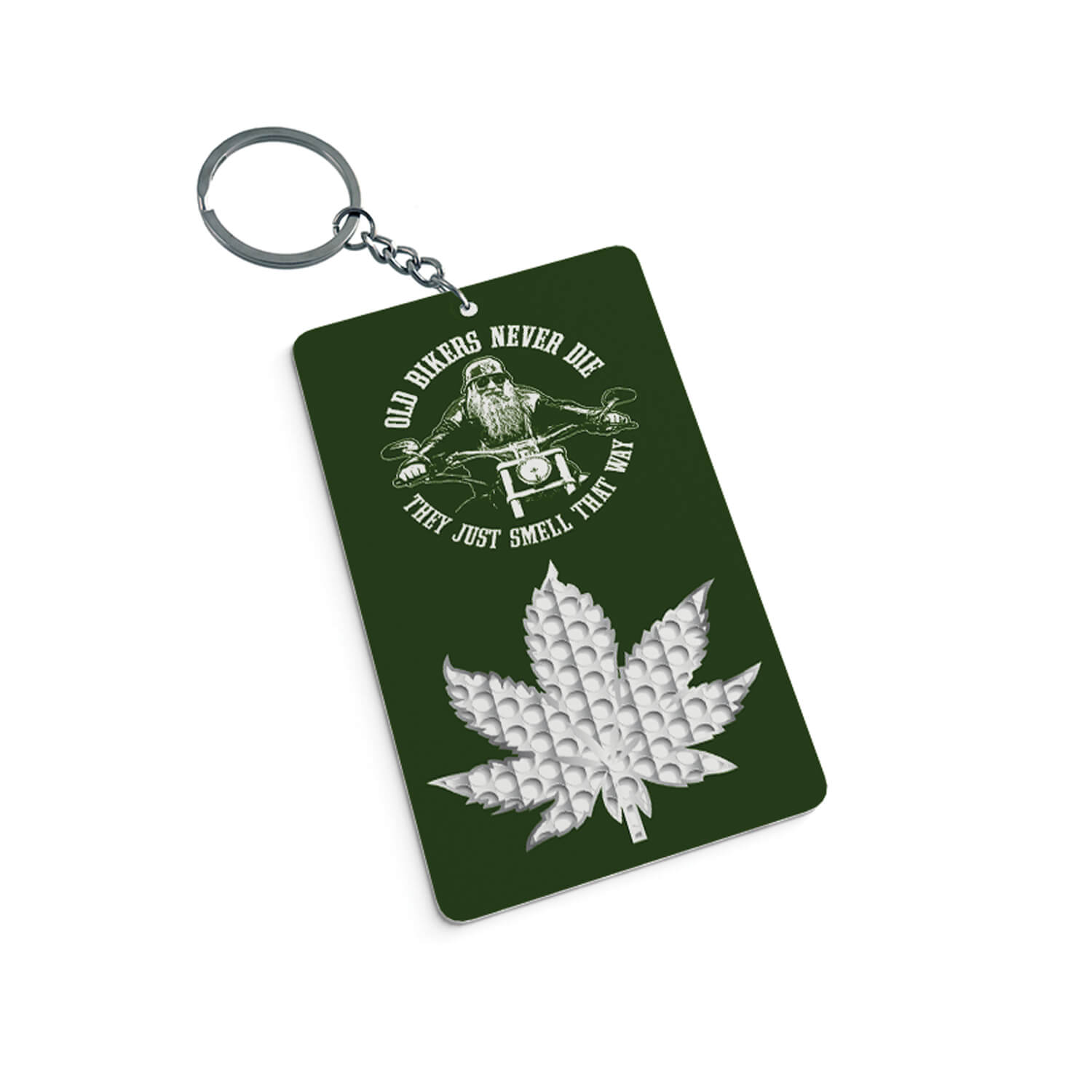 Weed Keychain Grinder Cards Wholesale & Small Branded Runs