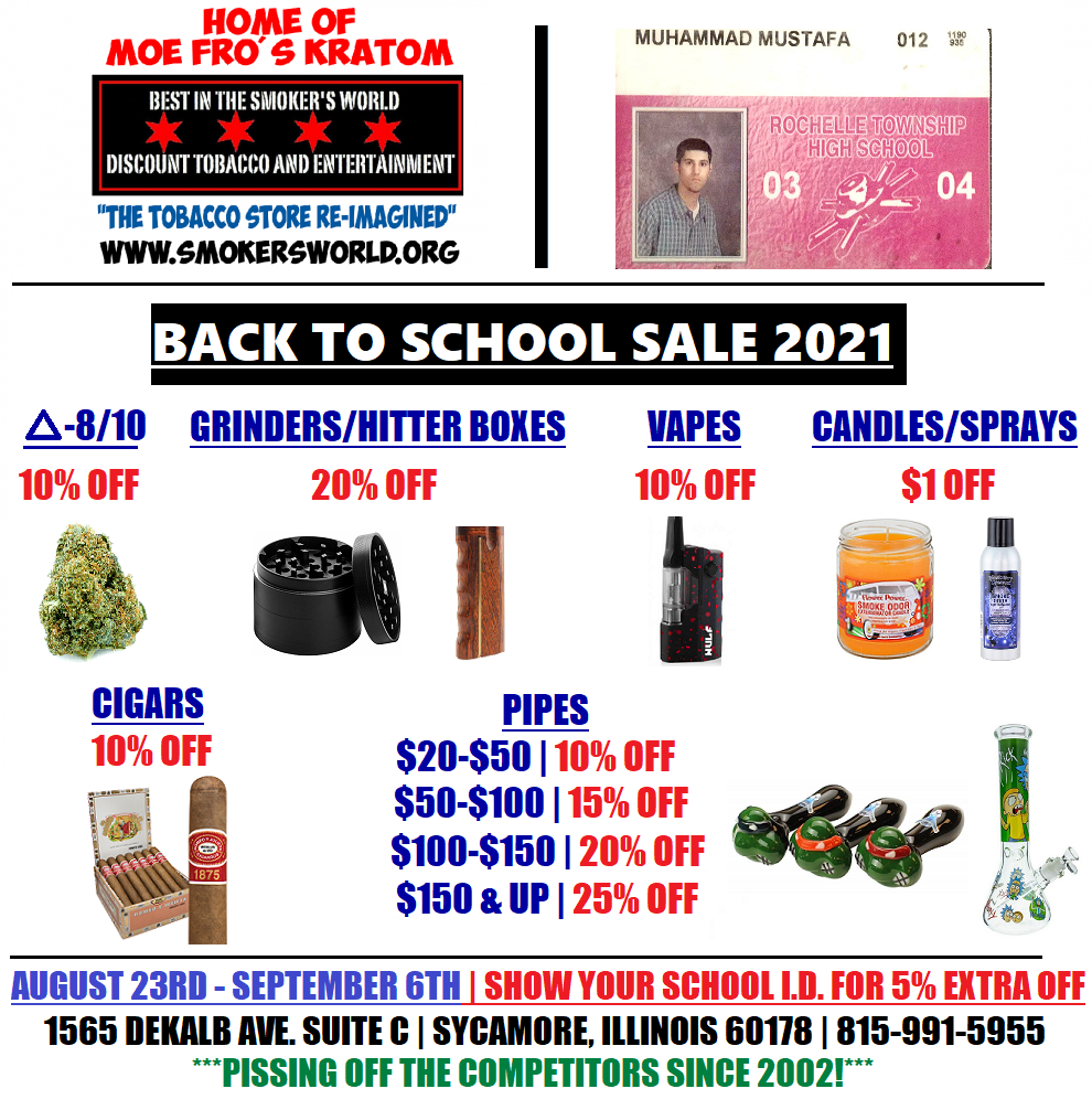 Best In The Smoker's World LLC. Illinois' best selection of Kratom