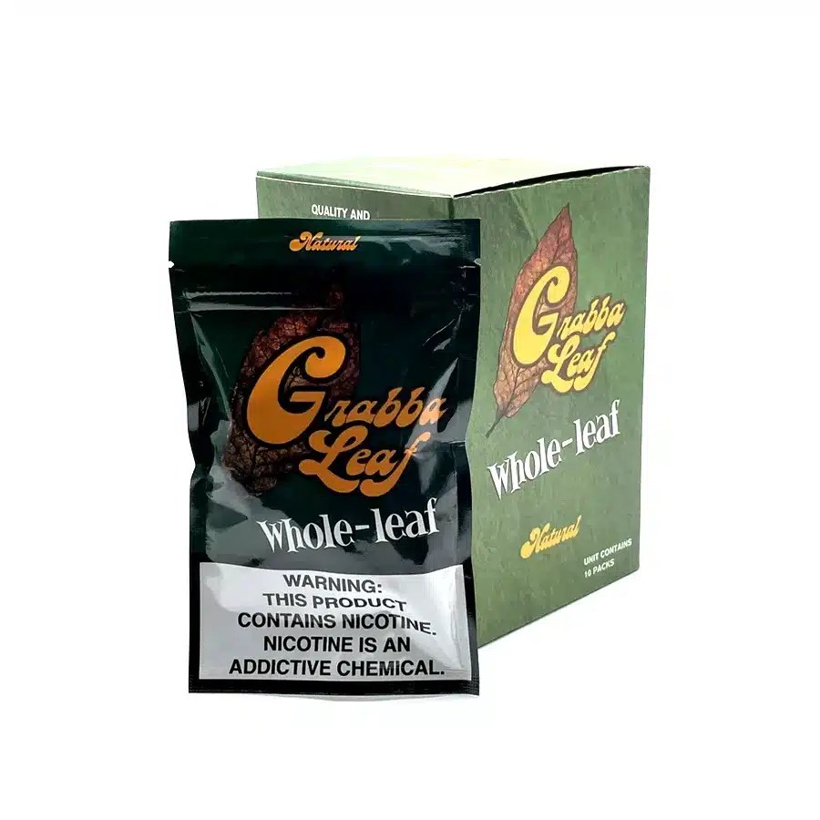 Grabba Leaf Whole Leaf Natural Cigar Wraps Smoke Shop Delivers