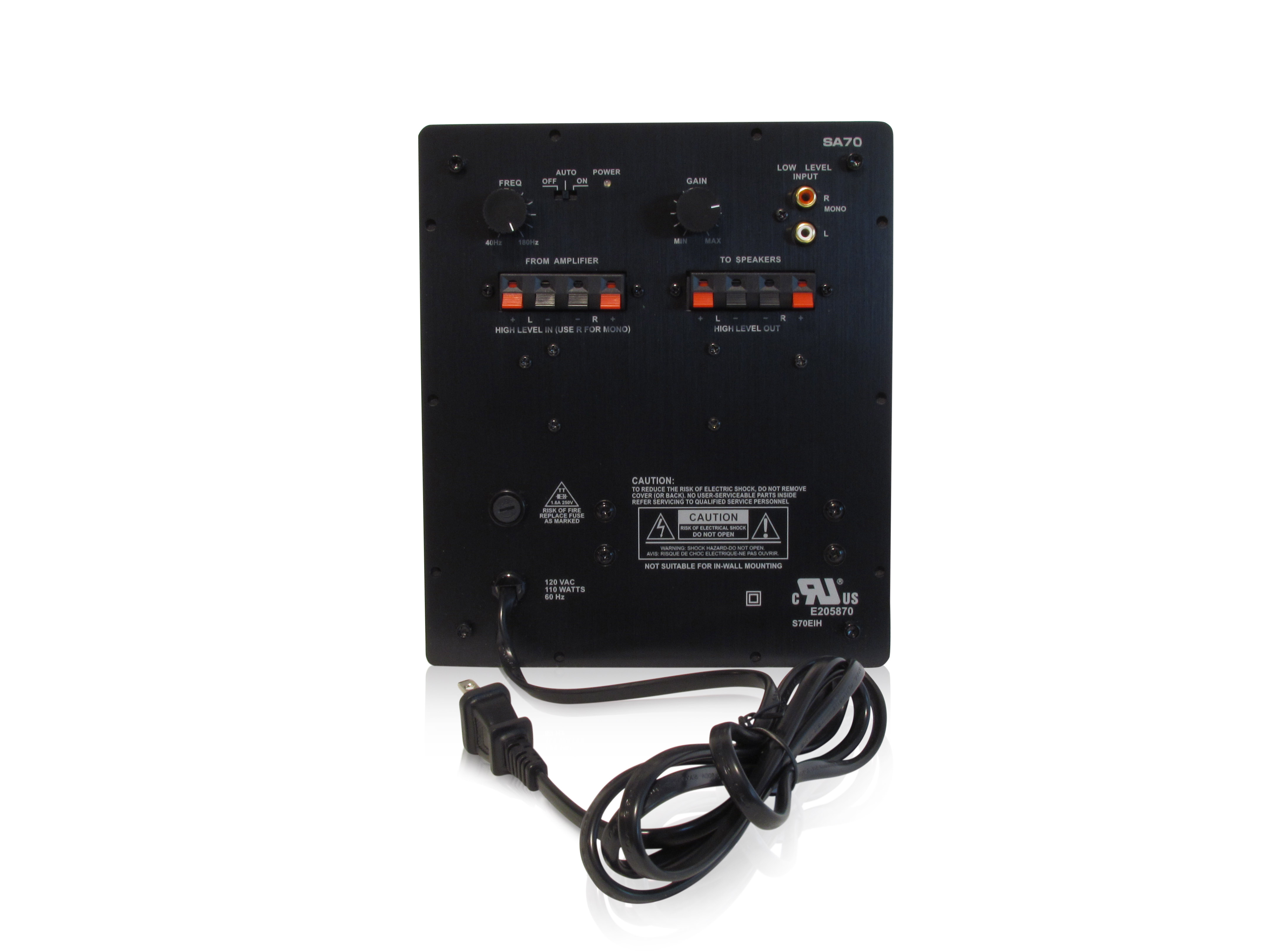 Dayton Audio BST1 Bass Shaker With SA70 Amplifier Bundle SMOKETRONICS