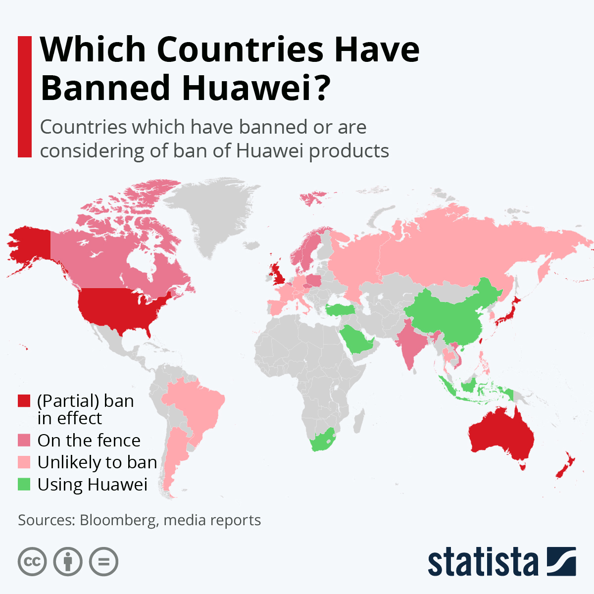 Which Countries Have Banned Huawei? Chinese Communist Party's 5G