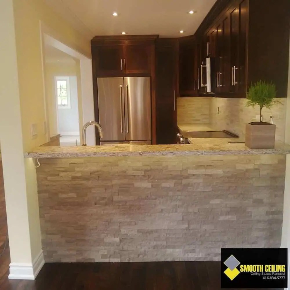 Smooth Ceiling Popcorn Ceiling Removal & Stucco Removal Stipple