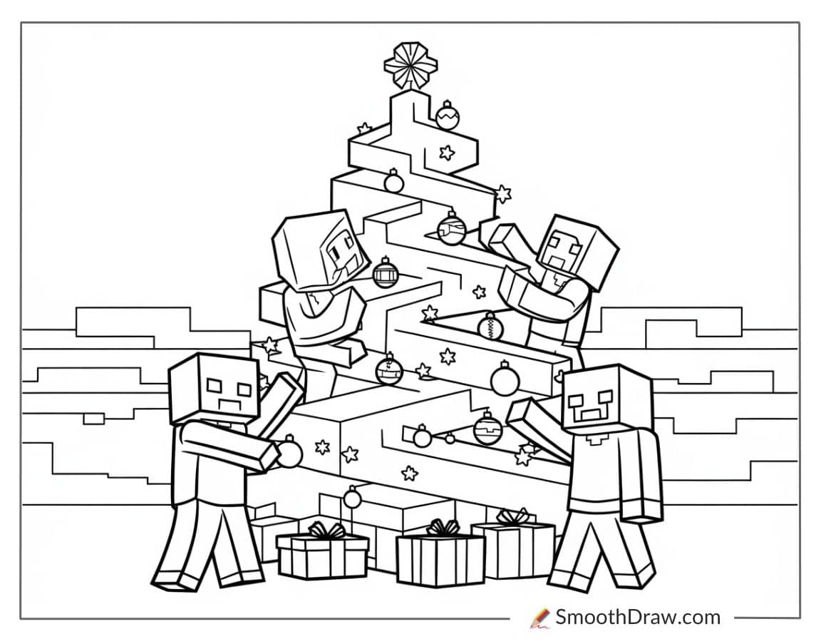 63 Free Minecraft Coloring Pages Smooth Draw