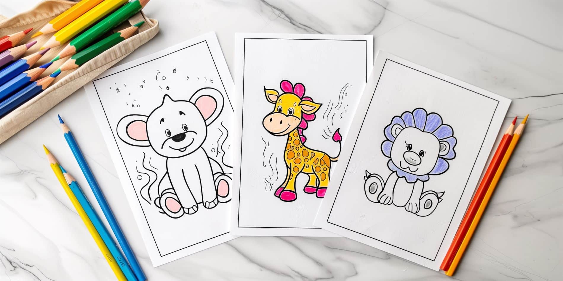 Coloring Pages for Kids and Adults Smooth Draw