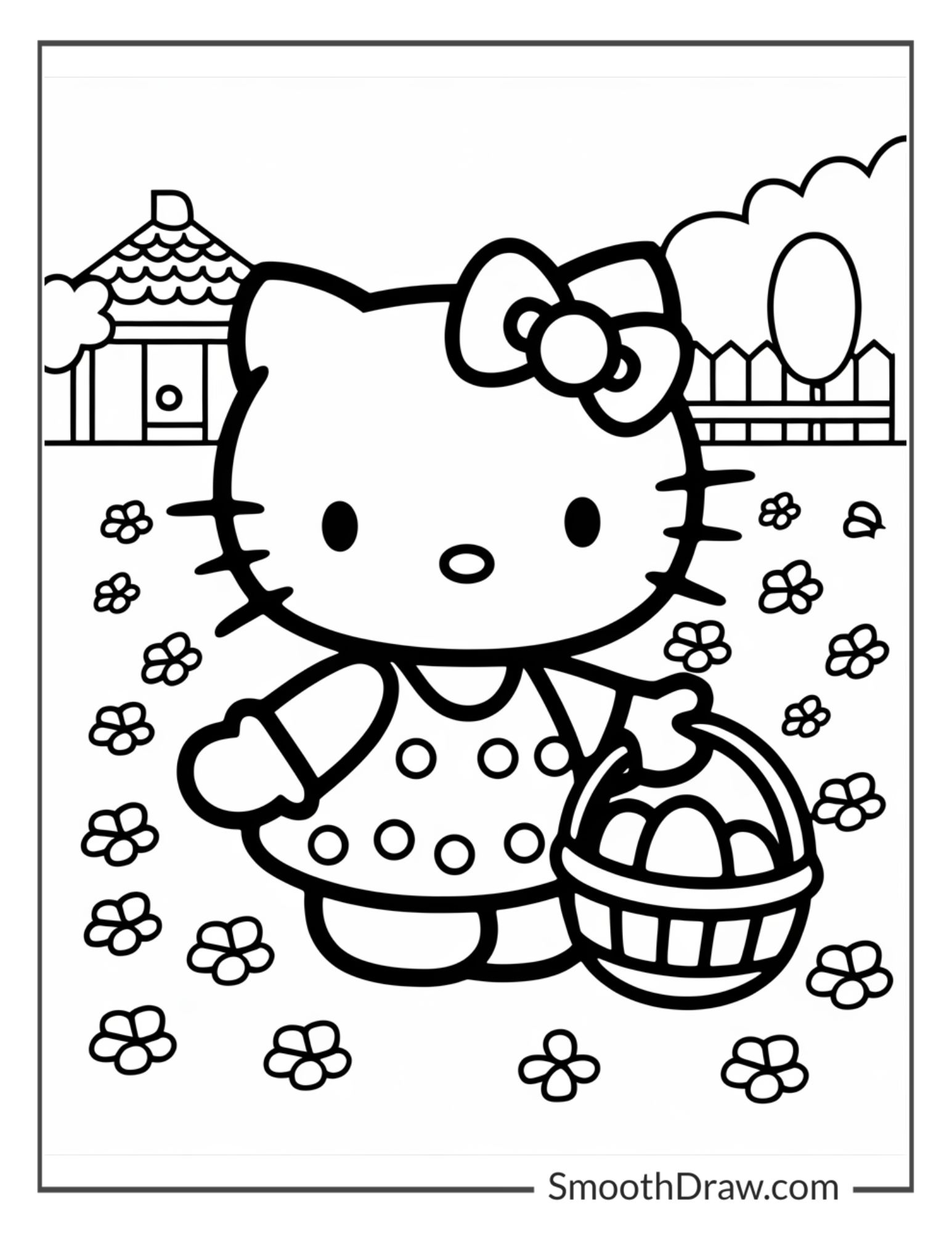32 Hello Kitty Coloring Pages