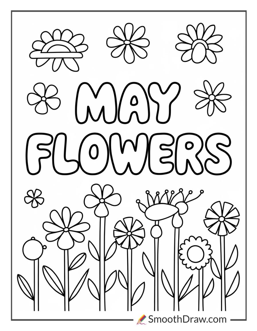 46 Flower Coloring Pages (Free Printable PDFs) Smooth Draw