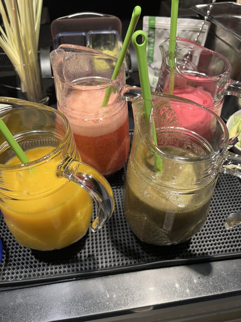 Boscoverde Smoothies in Glaskaraffen