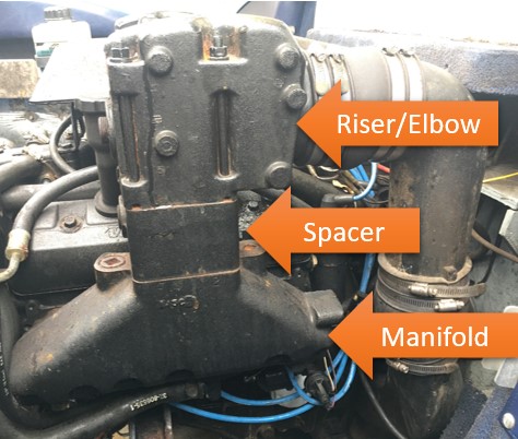 How to Replace Risers and Manifolds on a 4.3l Mercruiser Engine
