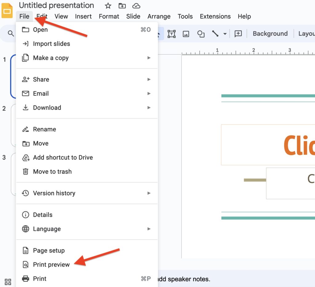 How to Print Google Slides With Notes