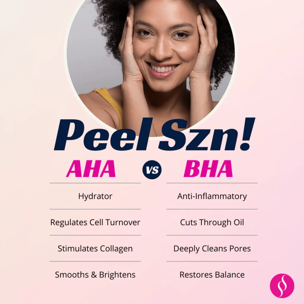 AHA vs BHA Acid Different Kinds of Chemical Peels Smooth Synergy