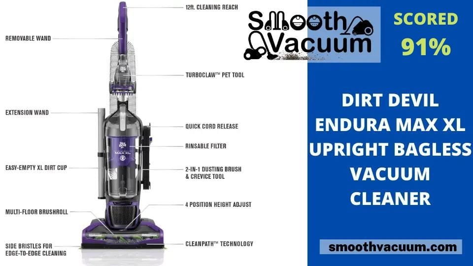 Dirt Devil Endura Max Vacuum Cleaner UD70174B Review in 2022 Smoothvacuum