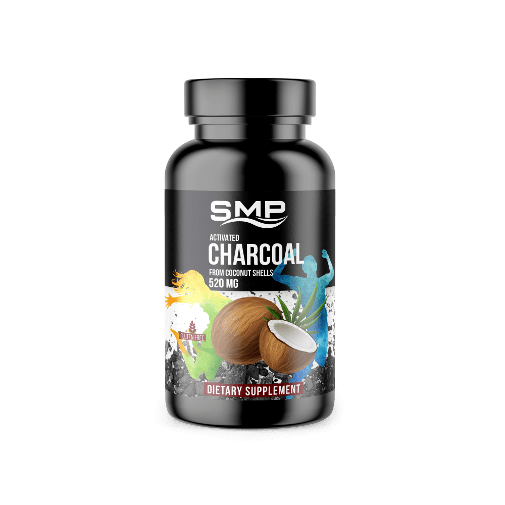 Private Label Activated Charcoal Veggie Capsules 520mg Made From