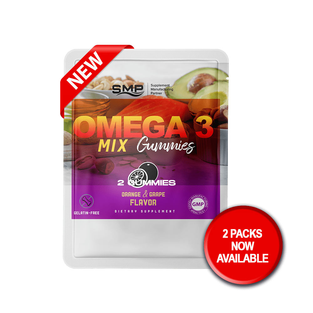 Private Label Omega 3,6,9 Gummies Men & Women Flaxseed Oil W/ ALA