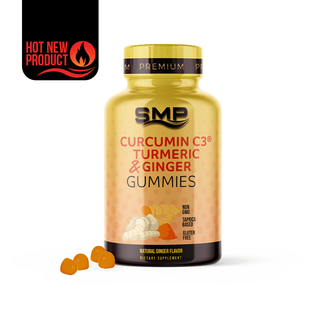 Private Label Curcumin C3® Turmeric + Ginger Gummies } SMP Nutra