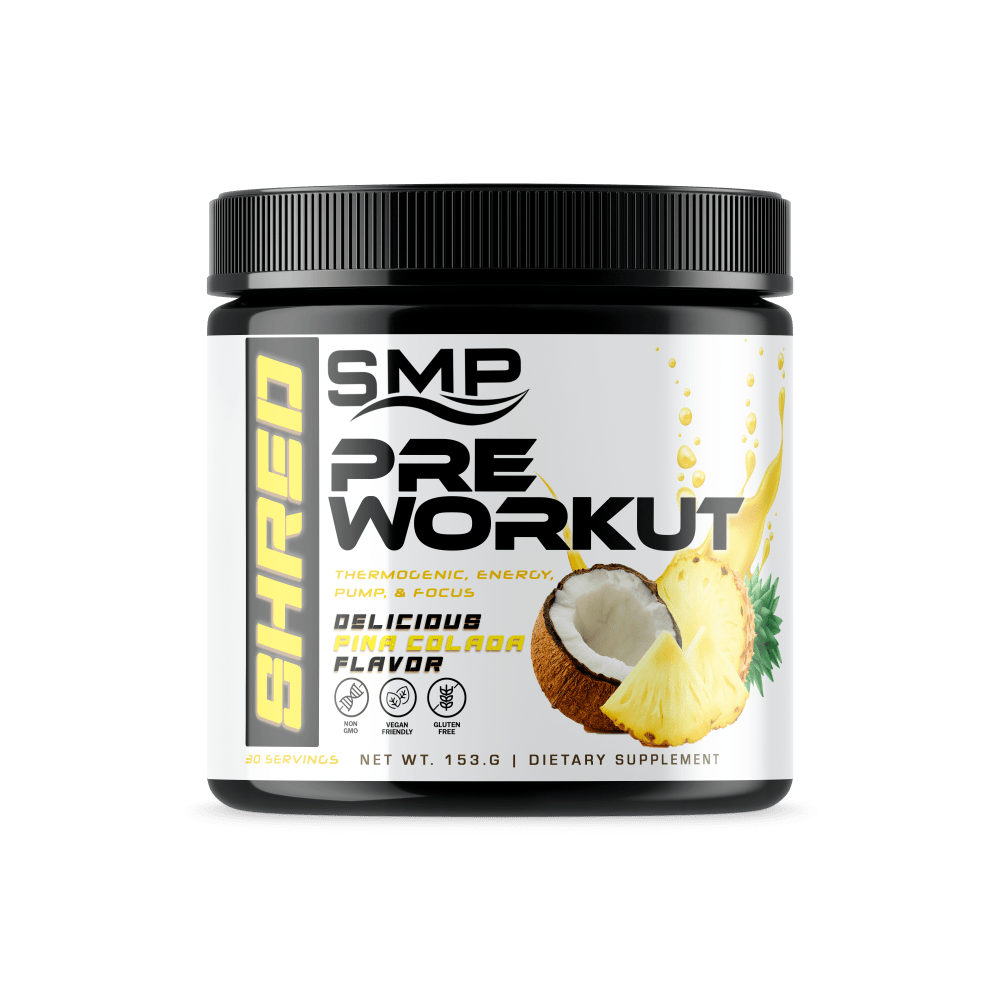 Private Label Shred Pre Workout Powder Thermogenic SMP Nutra