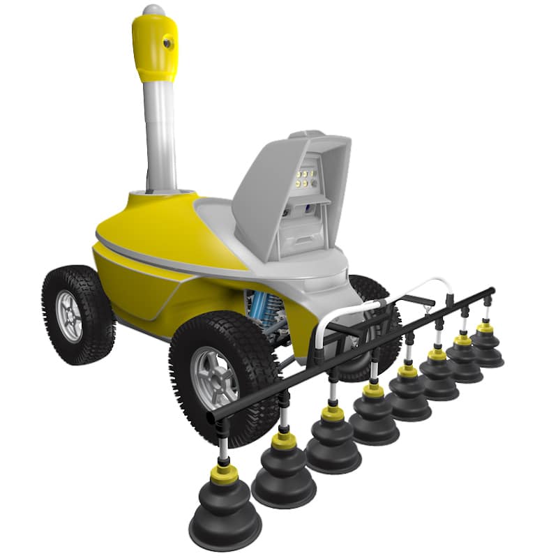 Gas leak inspection robot SMP Robotics Autonomous mobile robot