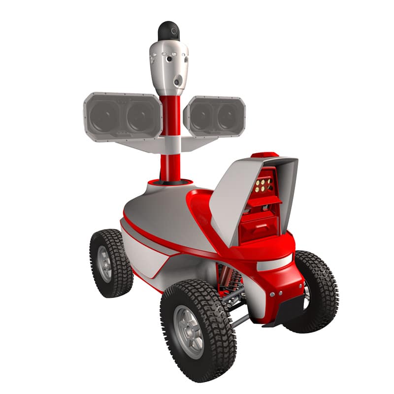 SMP Robotics autonomous mobile security robots ugv for outdoor