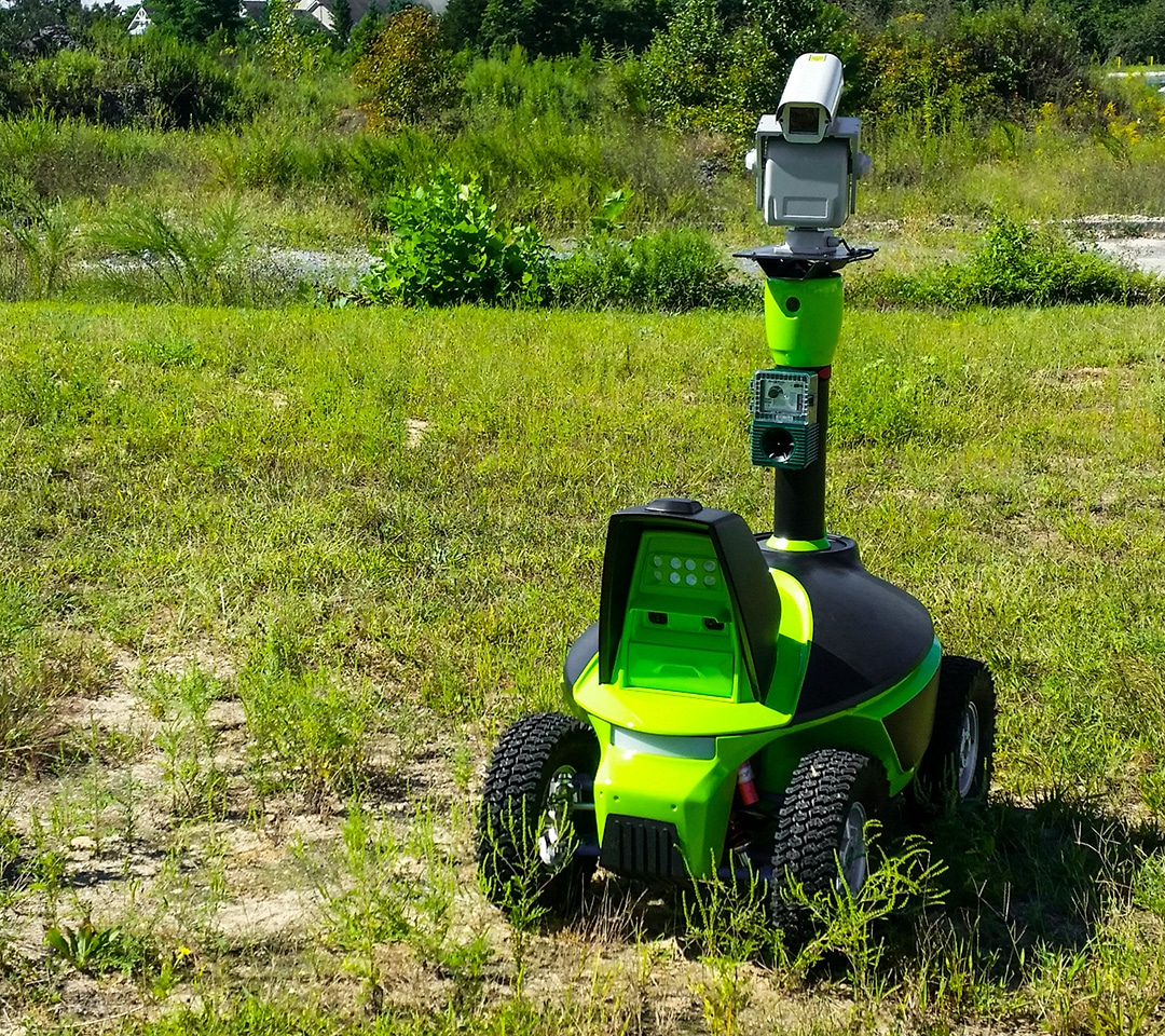 Robots on Bird Control Service SMP Robotics Autonomous mobile robot