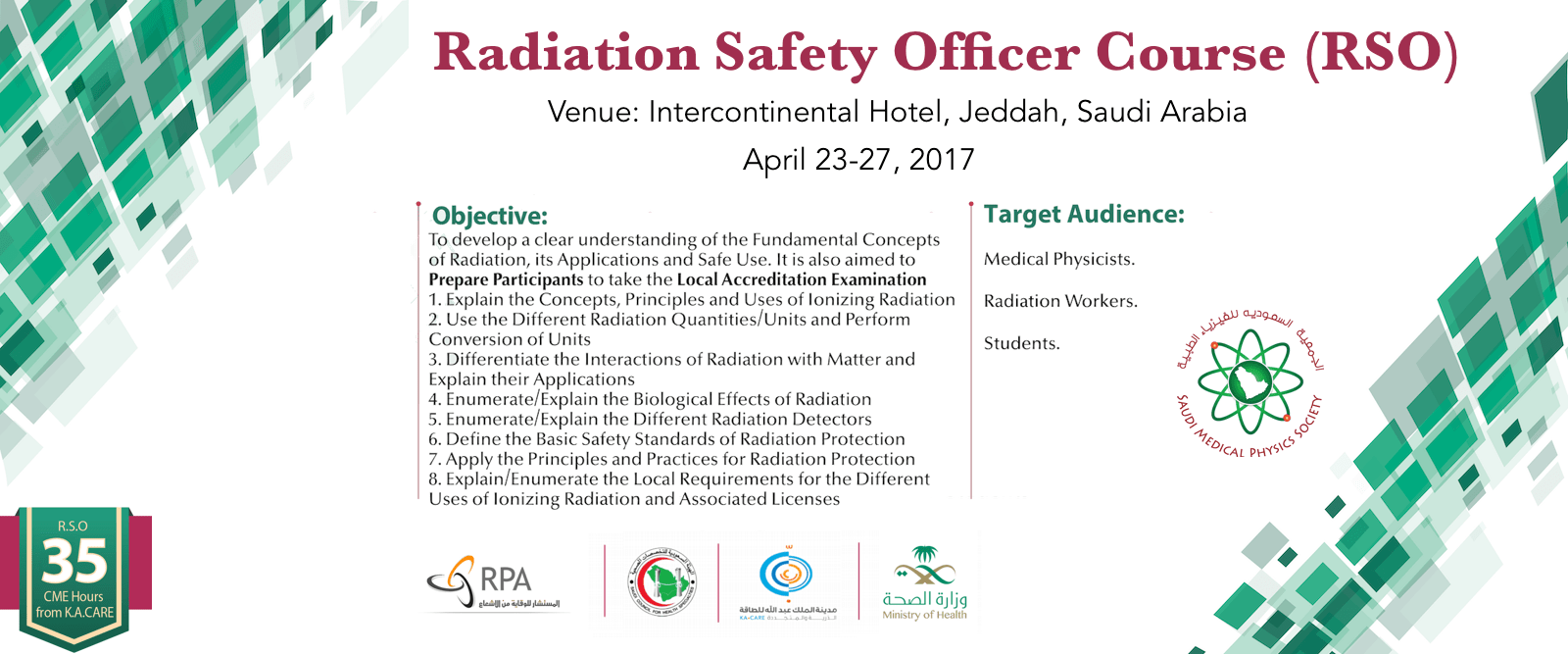 Radiation Safety Officer Refreshment Course (RSO) SMPS