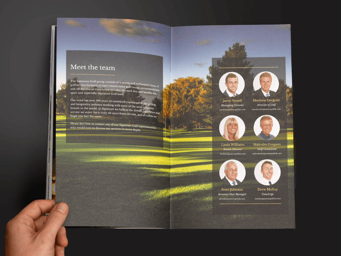 SMR Creative Signature Golf Rebrand