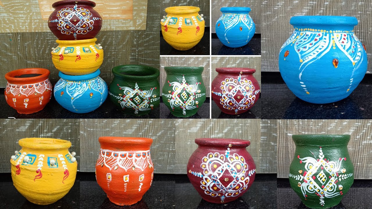 5 Outstanding Terracotta Pot Painting For Beginners Smruti"s Art Corner
