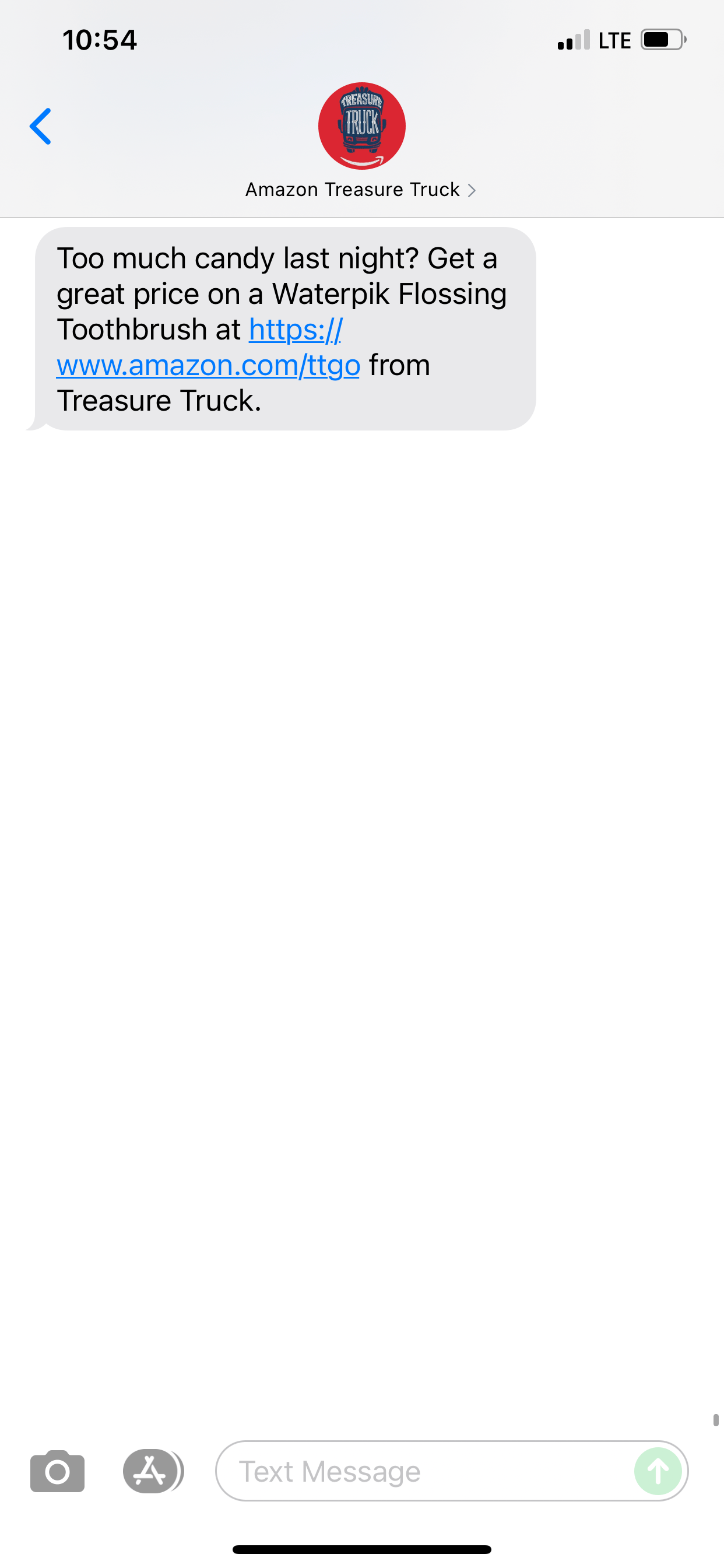 Amazon Treasure Truck Text Marketing Examples SMS Archives