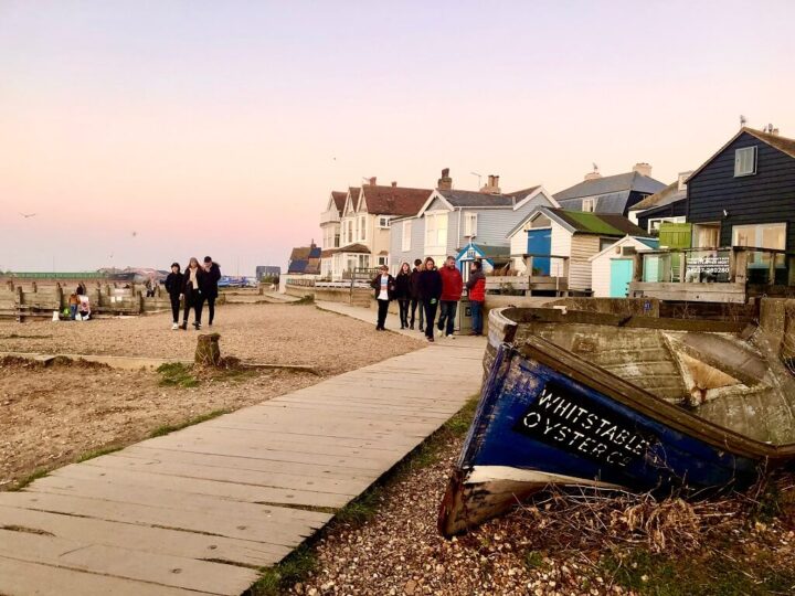 Things to do in Whitstable with kids Smudged Postcard