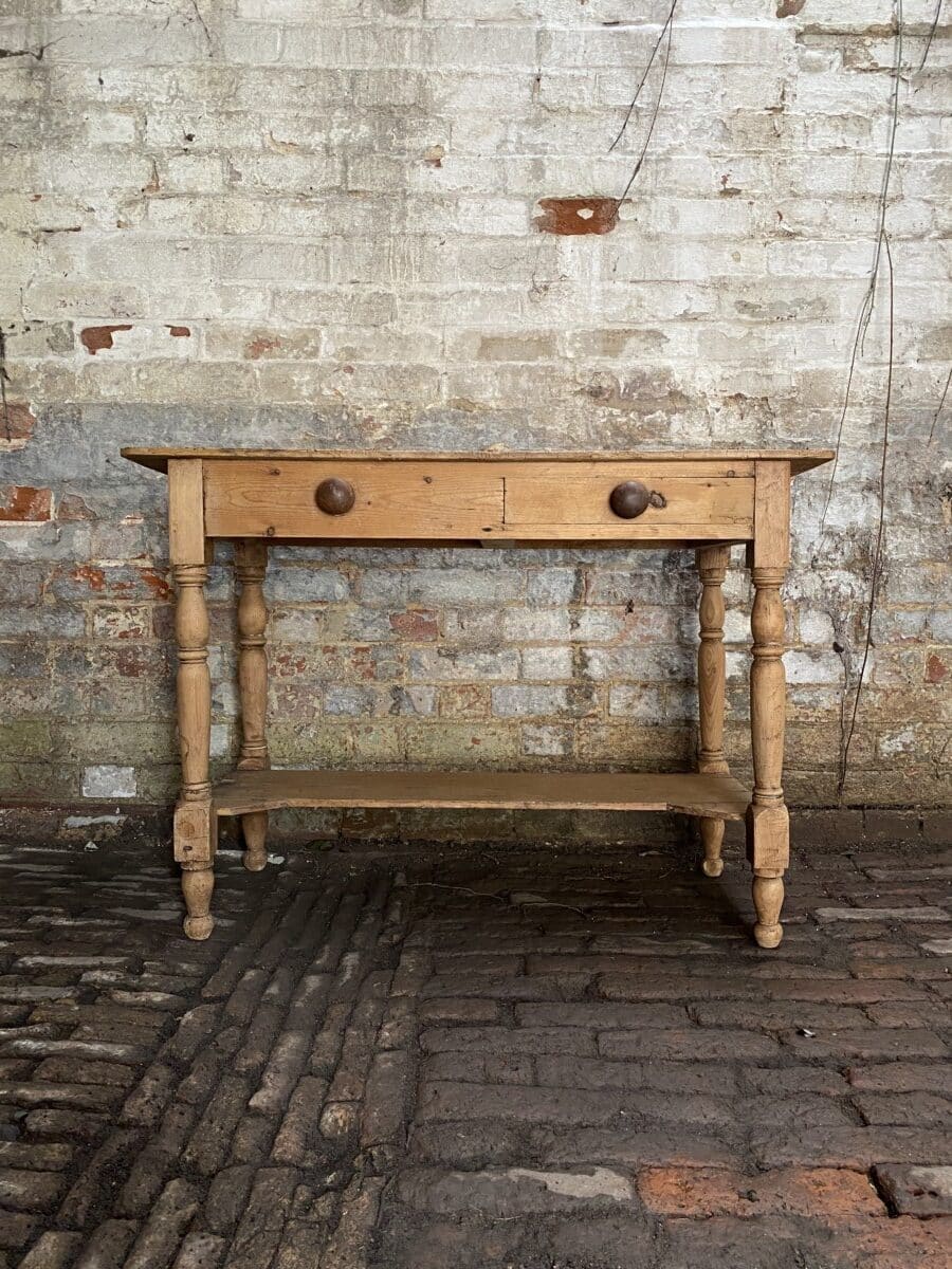 Irish pine side table Vintage Interior Design Smudge Online