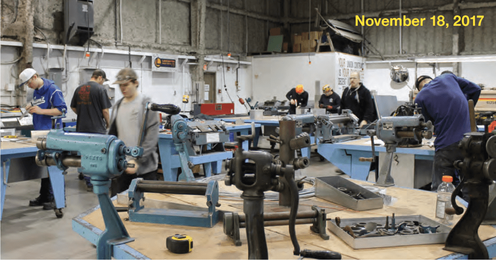 SHEET METAL WORKERS TRAINING CENTRE’S ANNUAL APPRENTICE CONTEST SHEET