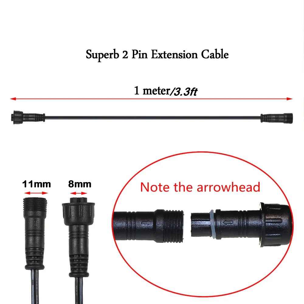 Extension cables for SMY deck lights SMY Lighting