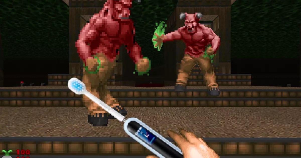 The Strange and Wonderful World of Running Doom on a Toothbrush