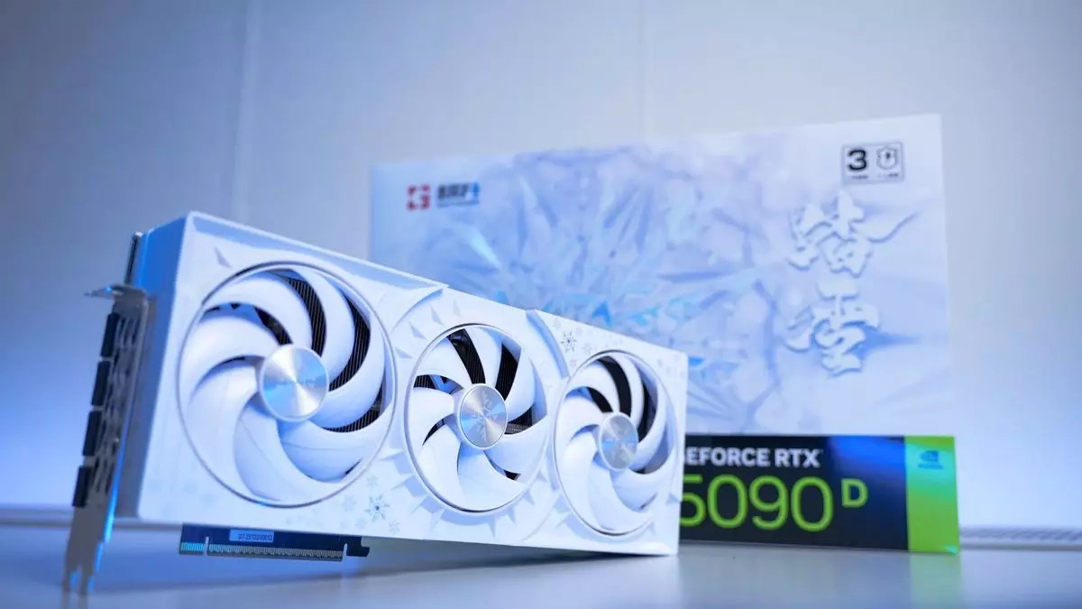 Inside the Glimmering Aesthetics of the Gainward RTX 5090 D: Beauty Meets Performance Constraints