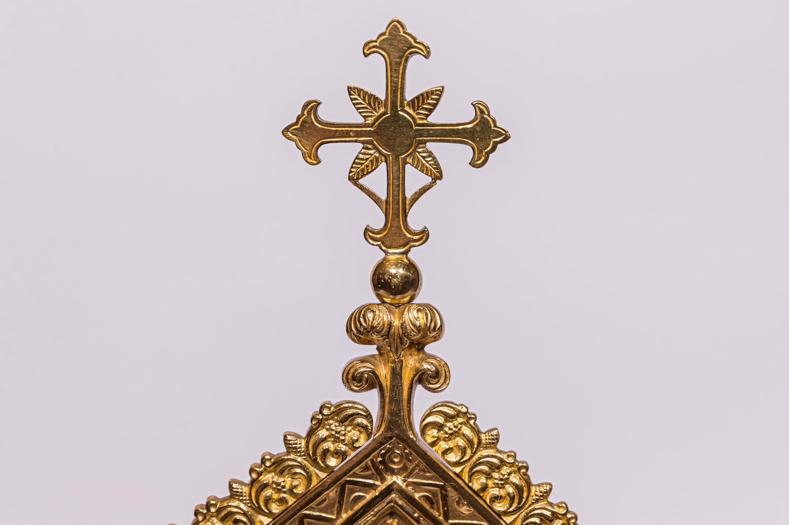 Reliekhouder, Brons, 19e eeuw Snackers