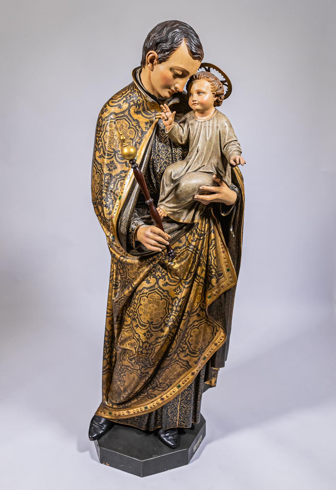 Stanislaus Kostka, Hout, 19e eeuw, Originele polychroom Snackers