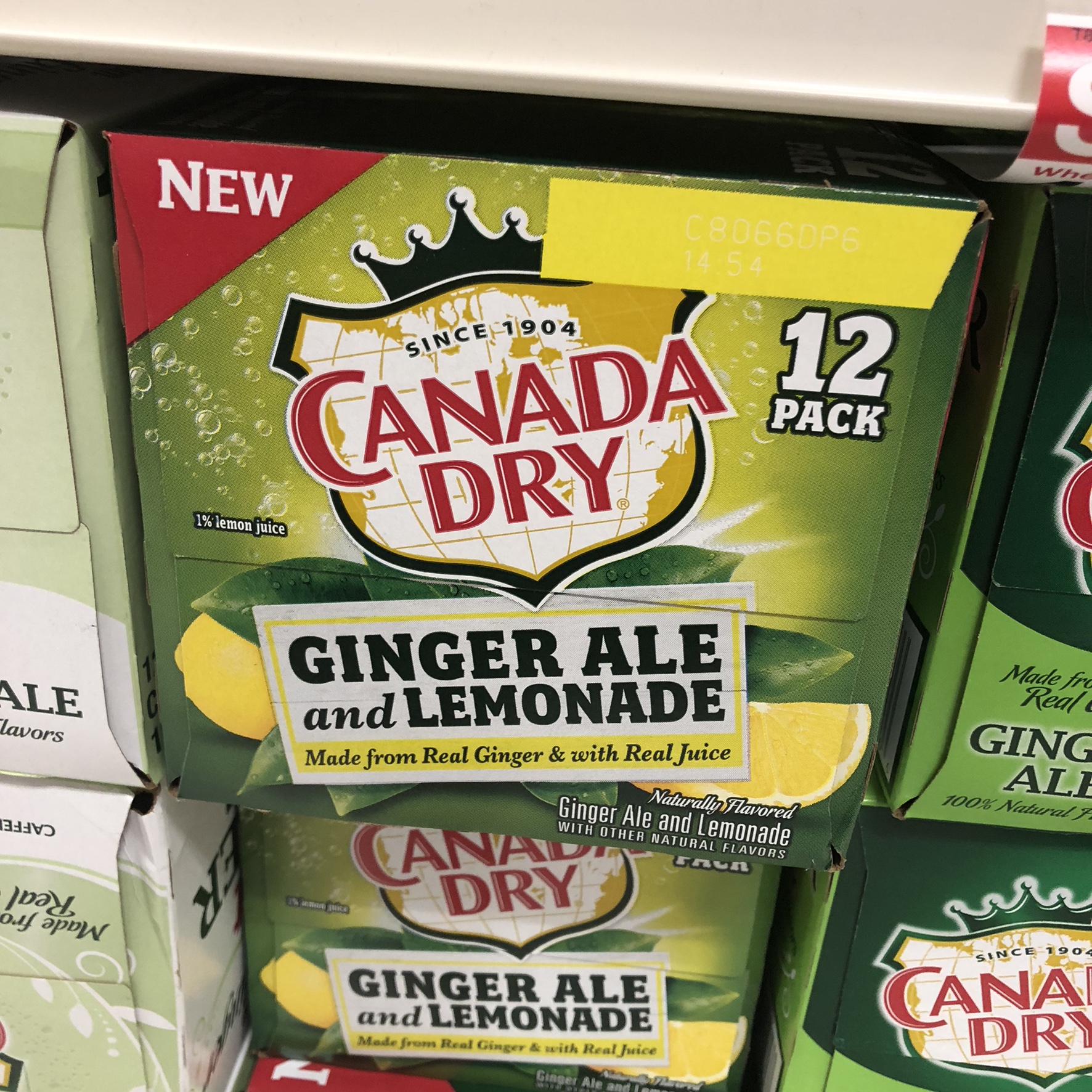 Found! Canada Dry Ginger Ale and Lemonade Snack Gator