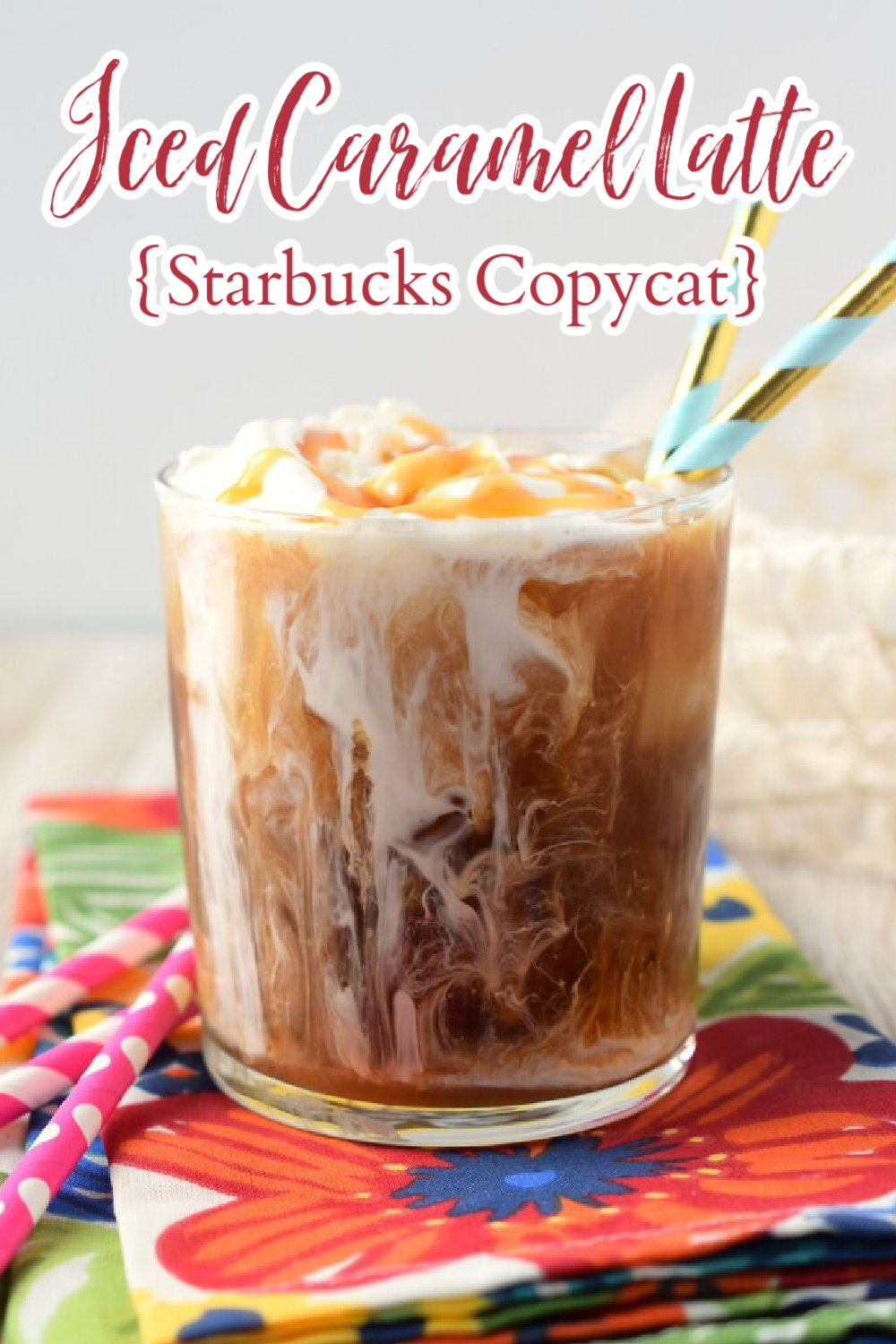 Iced Caramel Latte {Starbucks Copycat} Sukabumi