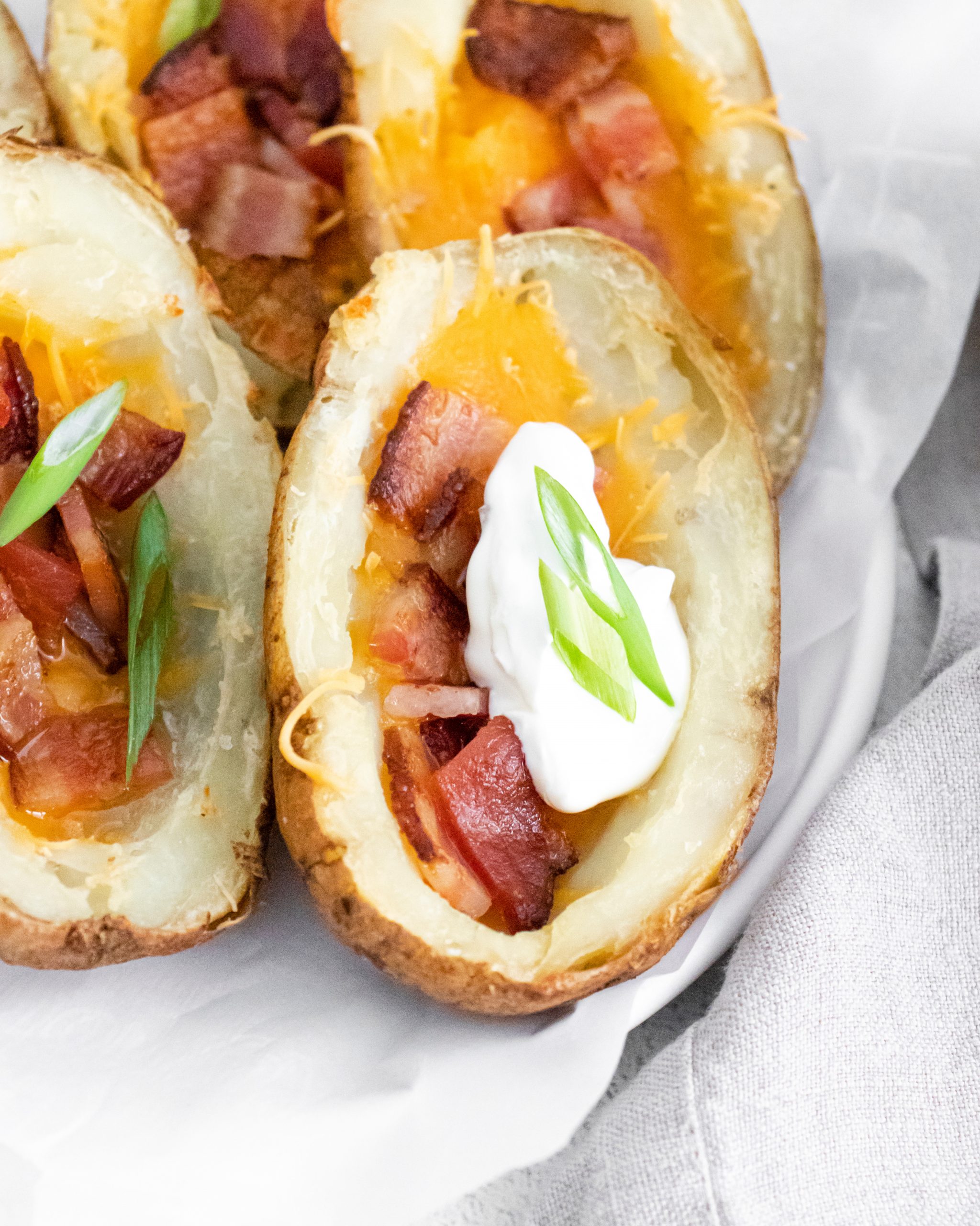 Loaded Potato Skins Snacks and Sips