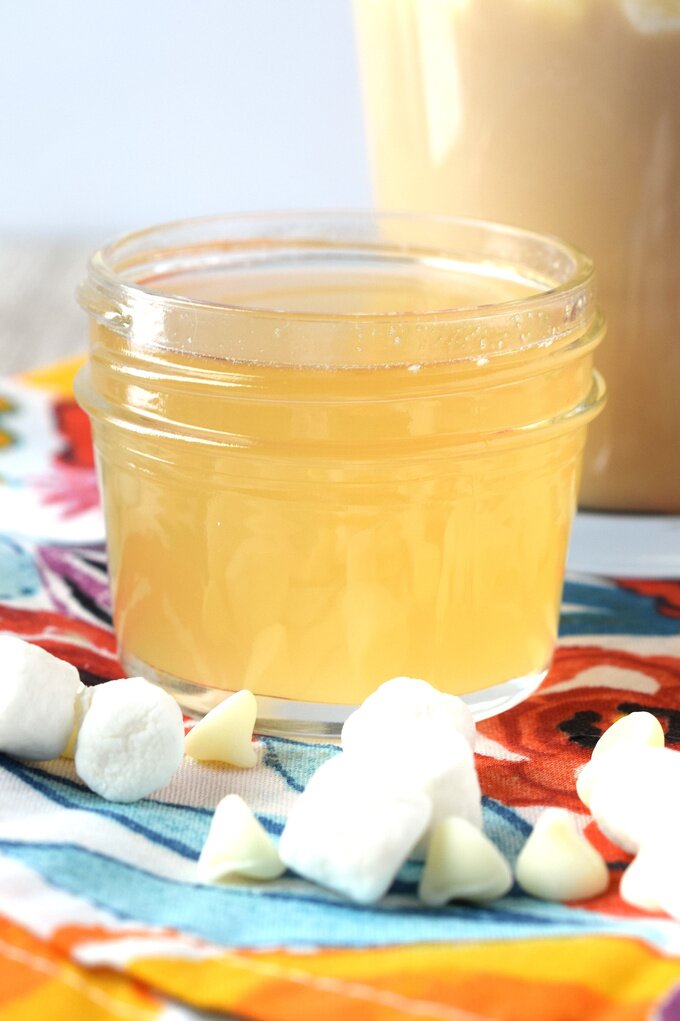 Toasted Marshmallow Simple Syrup Snacks and Sips