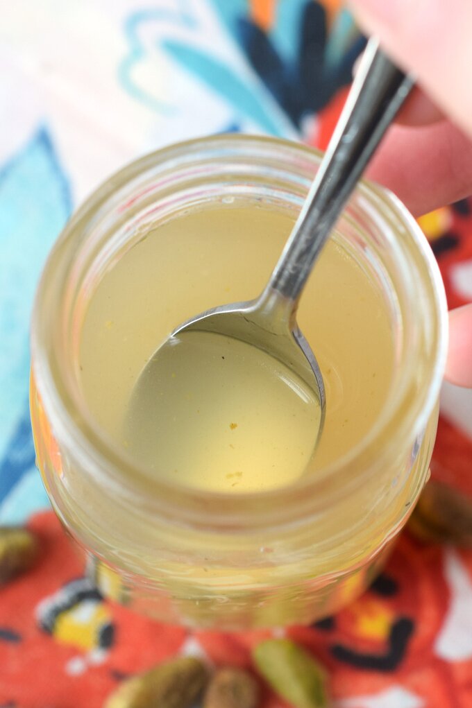 Pistachio Simple Syrup Snacks and Sips